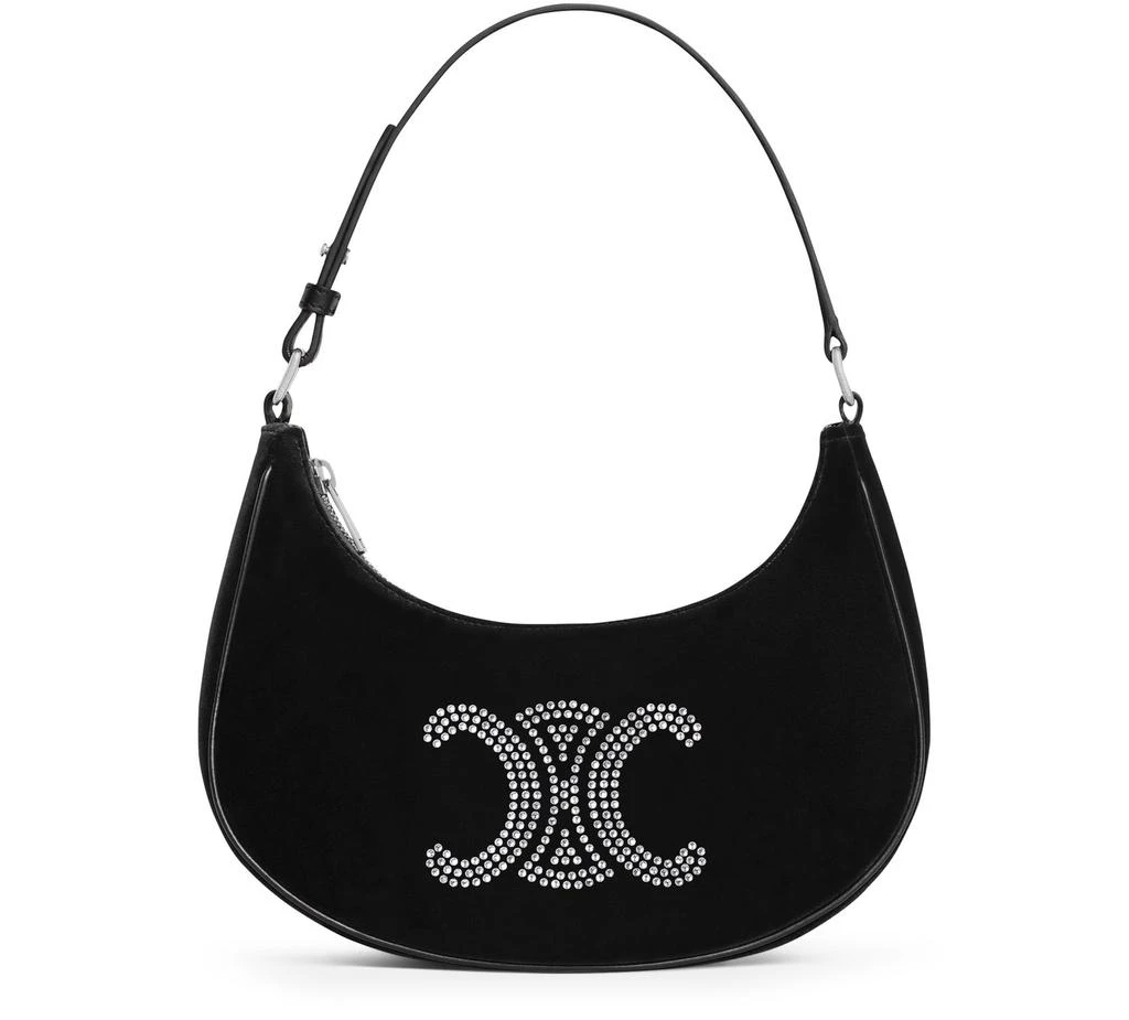 商品Celine|Ava Triomphe钻饰丝绒手袋,价格¥17212,第1张图片