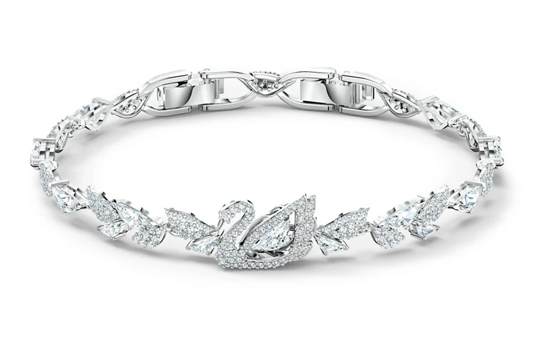 商品[国内直发] Swarovski|施华洛世奇 Dancing Swan 天鹅镀铑 镀铑 手链 女款 白色,价格¥5312,第1张图片