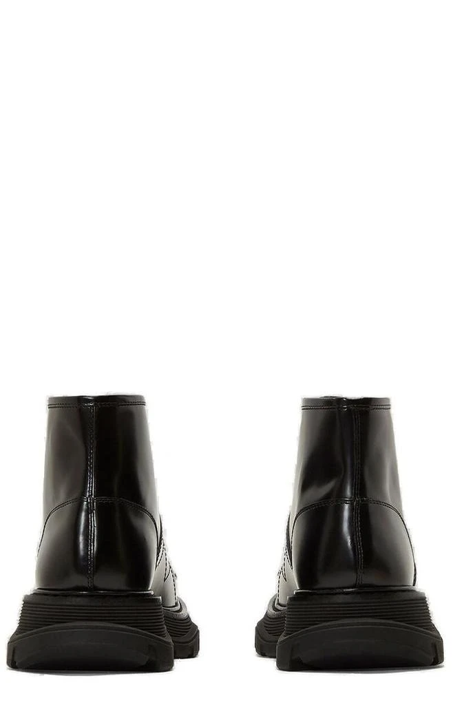 商品Alexander McQueen|Alexander McQueen Tread Lace Up Boots,价格¥5675,第3张图片详细描述