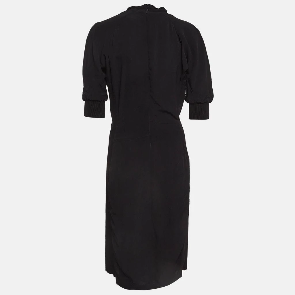 商品[二手商品] Burberry|Burberry Black Georgette Tie-up Neck Short Dress S,价格¥2227,第2张图片详细描述