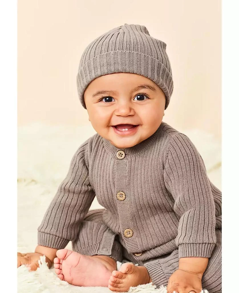 商品Carter's|Baby Boys and Baby Girls Sweater Jumpsuit and Cap, 2 Piece Set,价格¥153,第2张图片详细描述