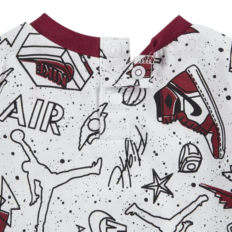 商品Jordan|Jordan Fun Flight AOP Romper - Boys' Infant,价格¥151,第4张图片详细描述