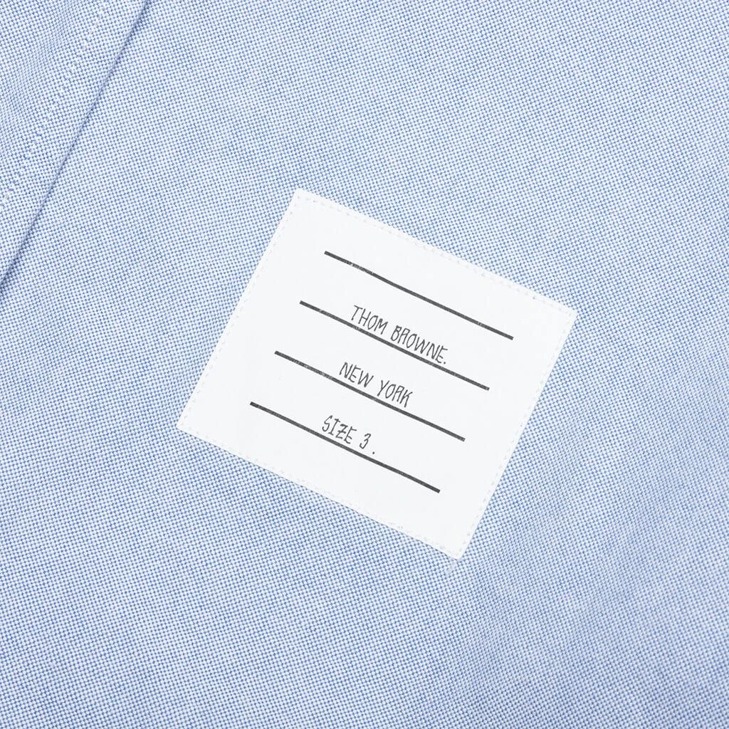 商品Thom Browne|Classic L/S Button Down Point Collar Shirt W/ GG Armband - Light Blue,价格¥3743,第3张图片详细描述