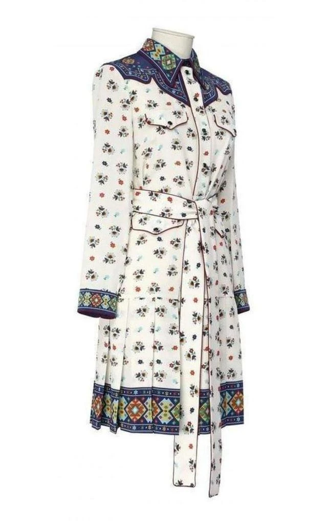 商品Gucci|Gypsy Print Silk Cocktail Dress,价格¥7665,第2张图片详细描述