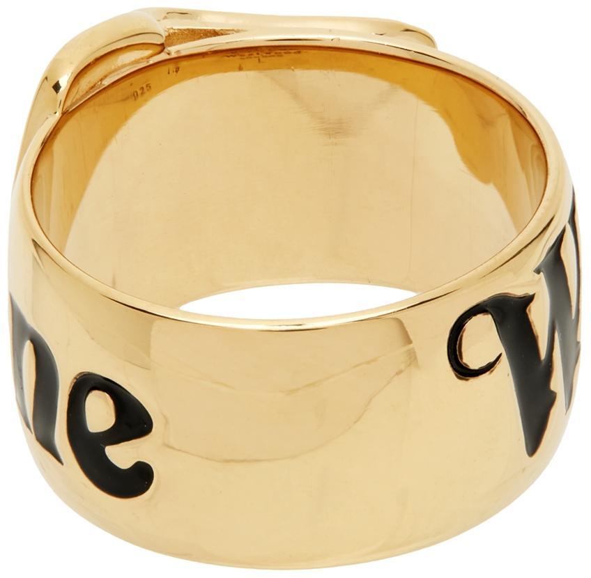 商品Vivienne Westwood|Gold Belt Ring,价格¥1724,第6张图片详细描述