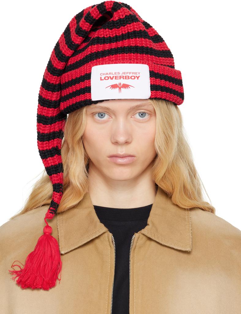 帽子 CHARLES JEFFREY LOVERBOY Charles Jeffrey Loverboy Chunky Ears Beanie Black / FedEx | eBay