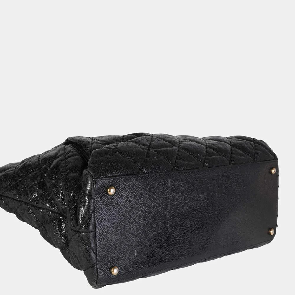 商品[二手商品] Chanel|Chanel Black Glazed Caviar Leather CC Crave Shoulder Bag,价格¥12569,第4张图片详细描述