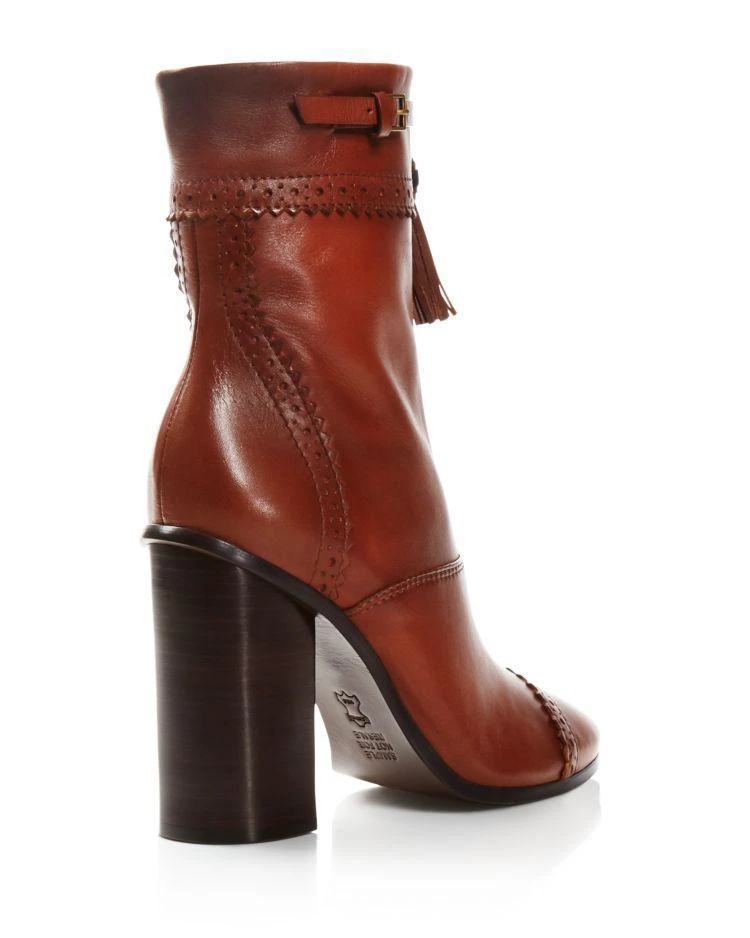 商品Tory Burch|Huxley Tasseled Horseshoe Heel Booties,价格¥2234,第3张图片详细描述