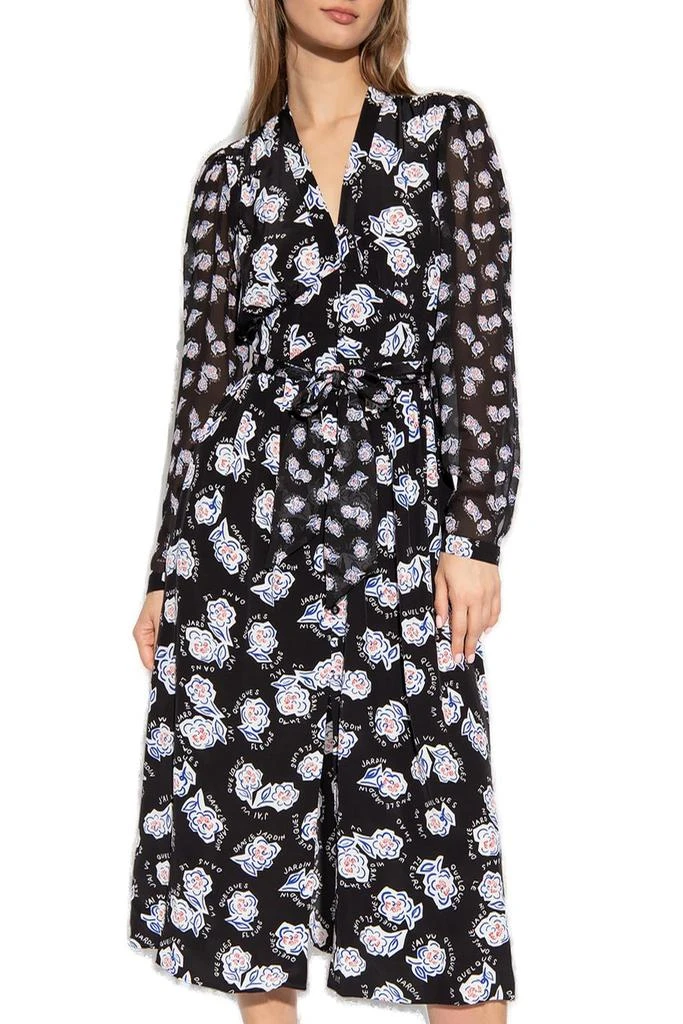 商品Diane von Furstenberg|Diane von Furstenberg Erica Long-Sleeved Midi Dress,价格¥1622,第2张图片详细描述