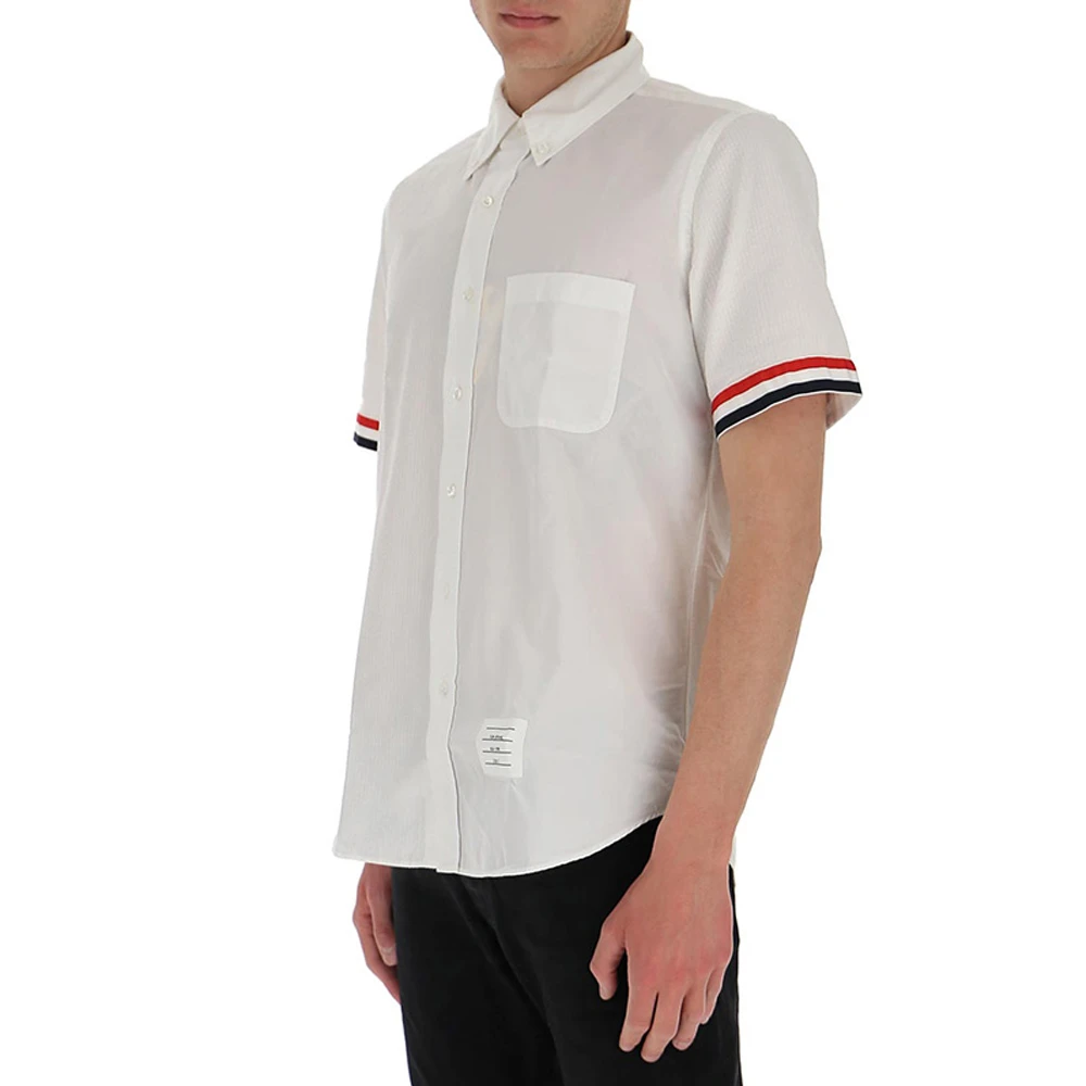 THOM BROWNE 男士白色衬衫 MWS252F-00572-100 商品