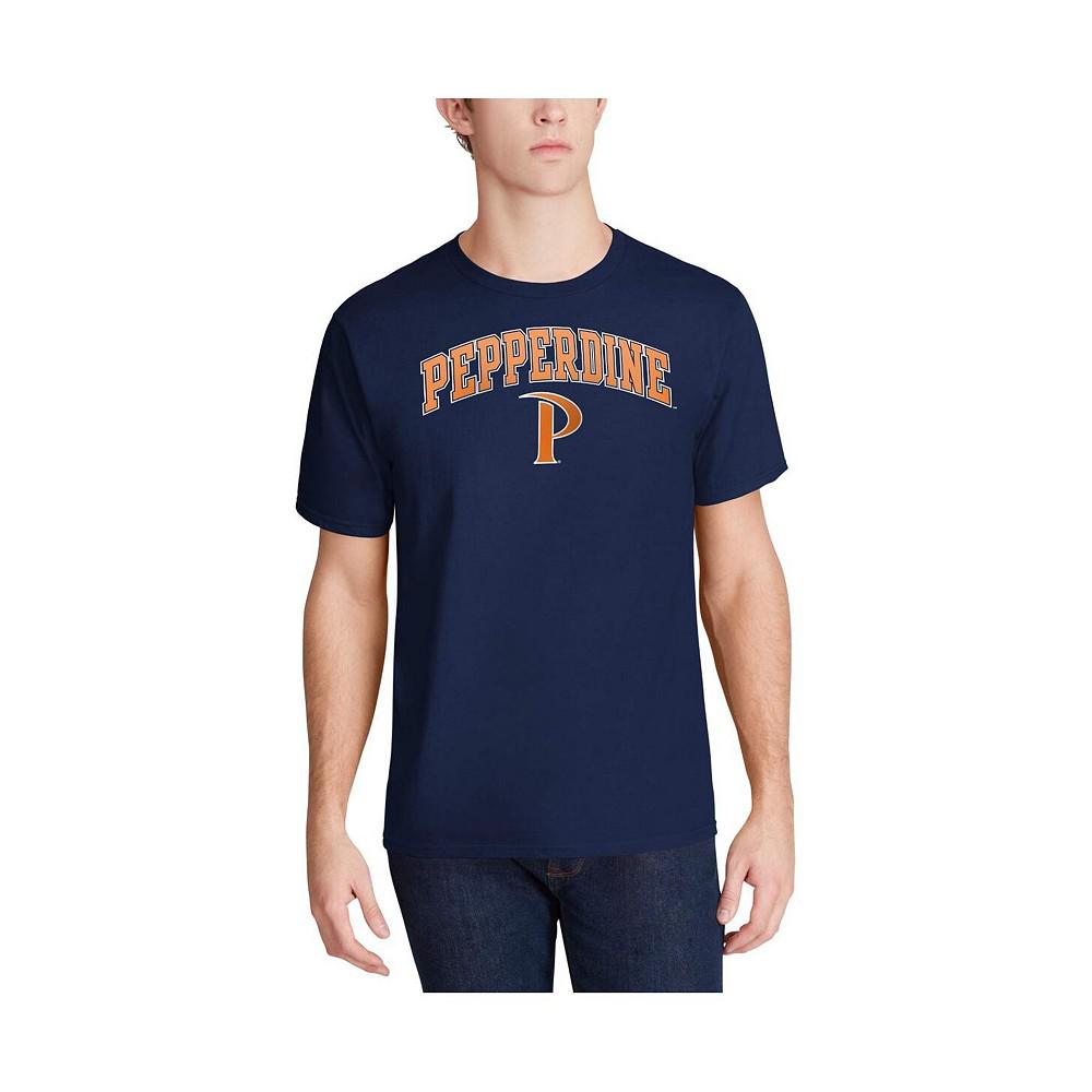 Men's Branded Navy Pepperdine Waves Campus T-shirt商品第5张图片规格展示