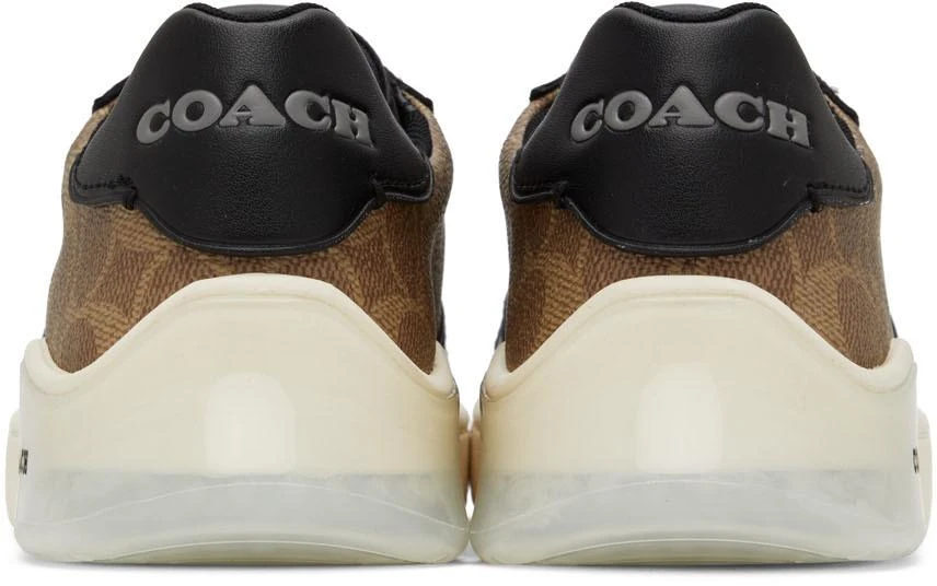 商品Coach|Brown & Black Citysole Court Sneakers,价格¥767,第2张图片详细描述