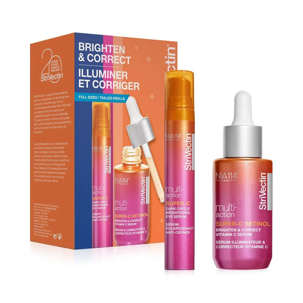 商品StriVectin|2-Pc. Brighten & Correct Multitasking Face & Eyes Set,价格¥663,第2张图片详细描述