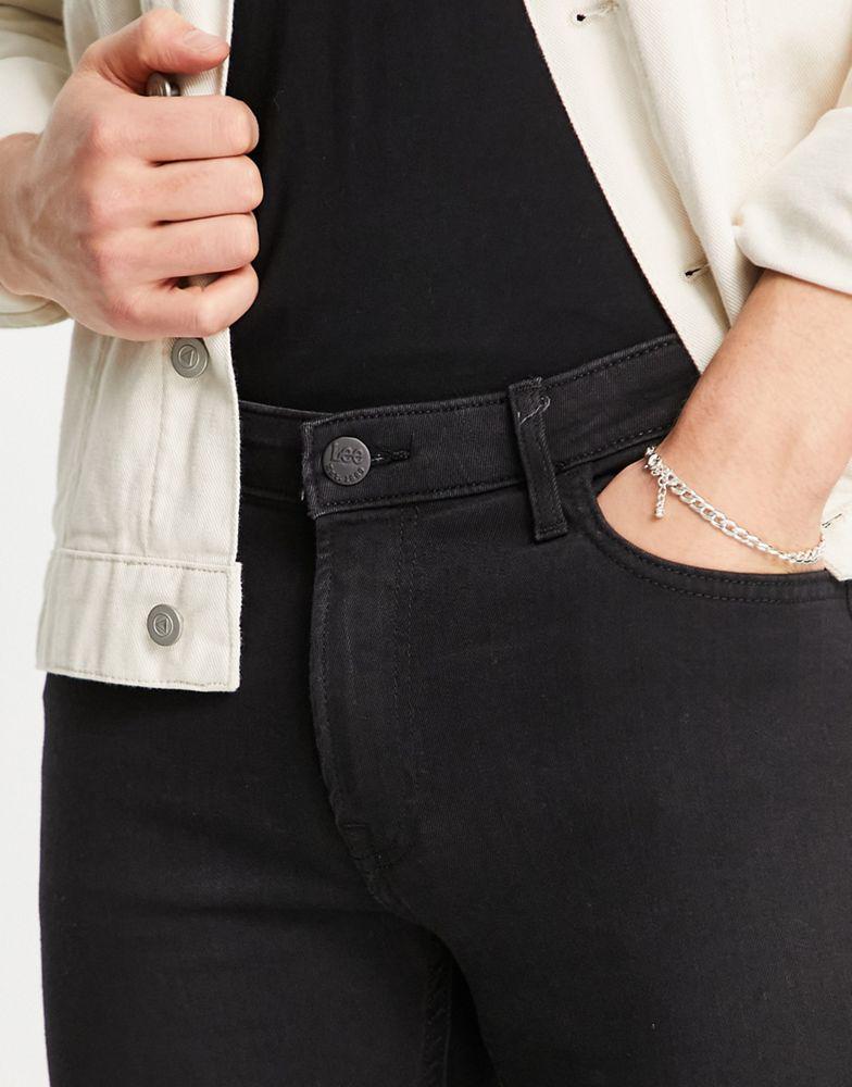 Lee Malone skinny fit jeans in black rinse - BLACK商品第2张图片规格展示