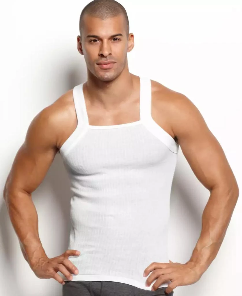 商品2(x)ist|Men's Essential 2 Pack Square-Cut Tank,价格¥269,第1张图片