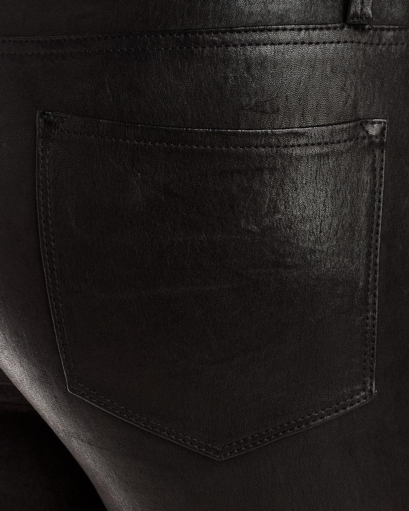 Le Crop Mini Boot Leather Jeans in Noir商品第3张图片规格展示