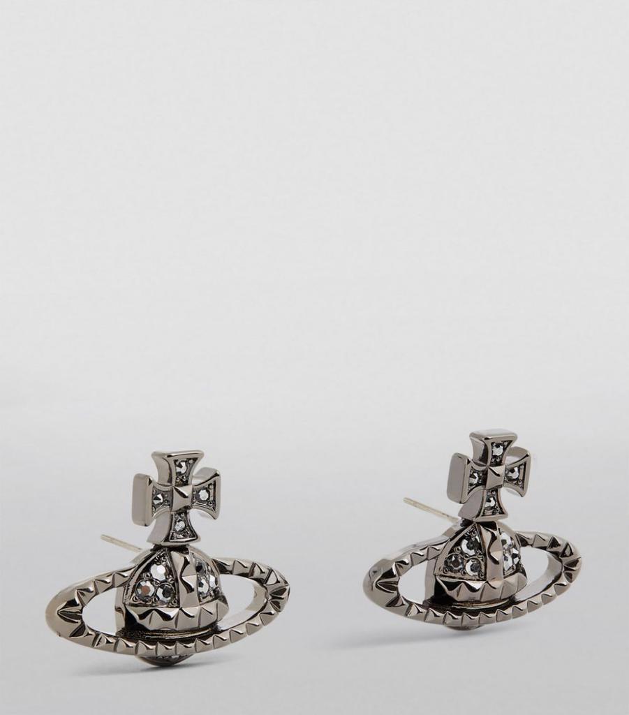 商品Vivienne Westwood|Crystal Mayfair Bas Relief Earrings,价格¥685,第4张图片详细描述