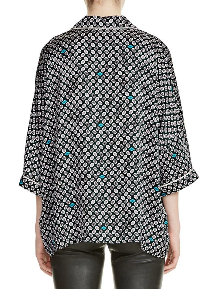 商品Maje|Charline Silk Pajama Top,价格¥1180,第2张图片详细描述