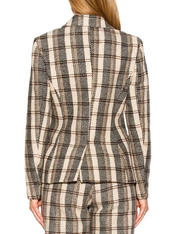 商品ALEXIA ADMOR|Checked Double Breasted Blazer,价格¥353,第2张图片详细描述