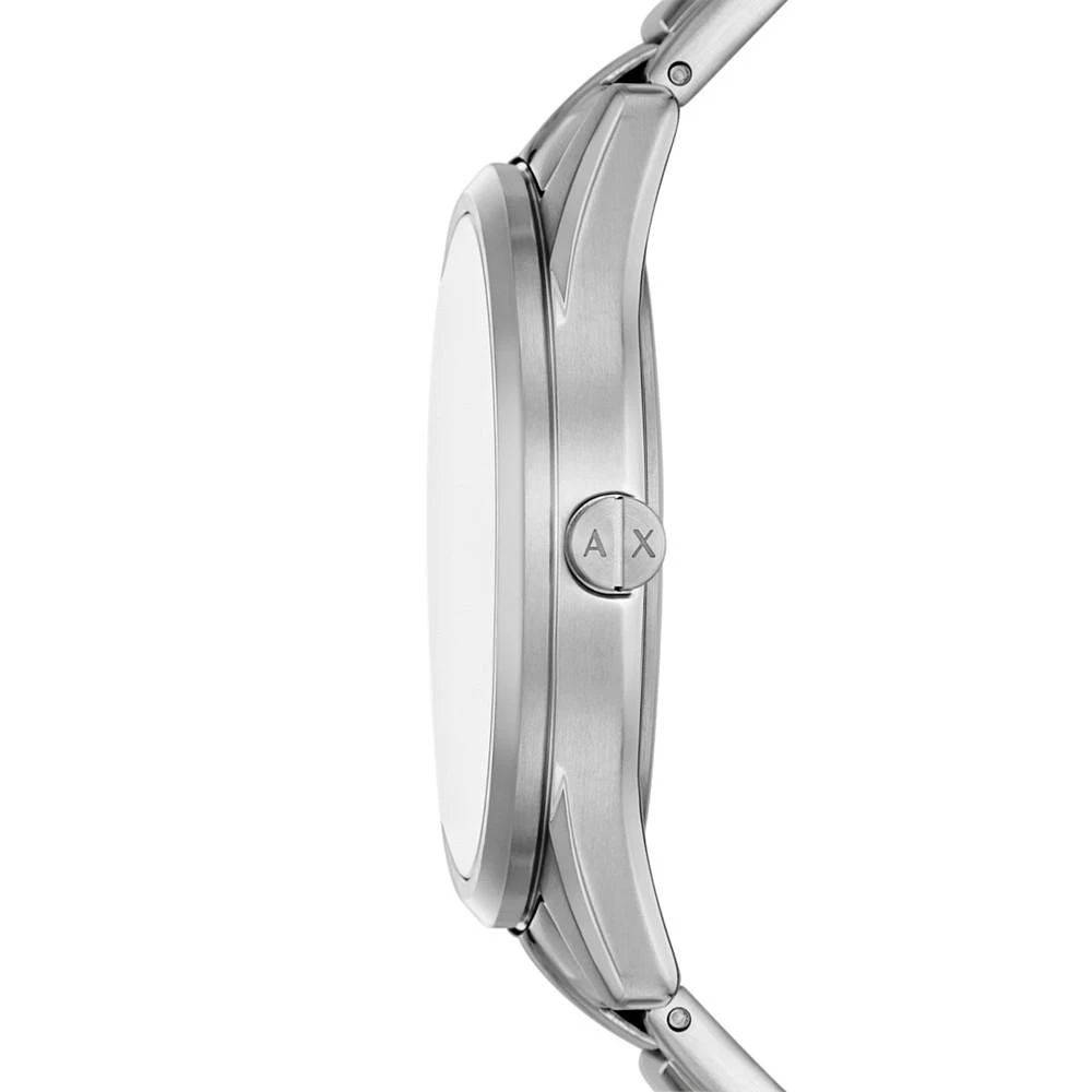 商品Armani Exchange|Men's Dante Multifunction Silver-Tone Stainless Steel Watch 42mm,价格¥1281,第2张图片详细描述