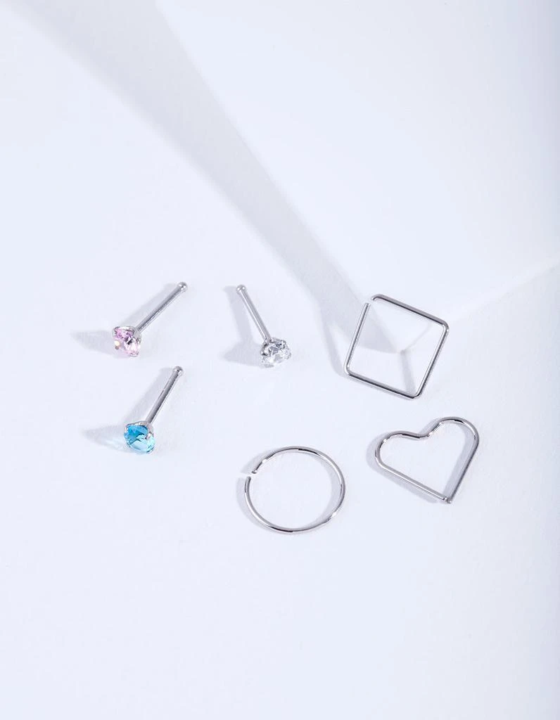 商品Lovisa|Cubic Zirconia Multi Nose 6 Pack,价格¥122,第1张图片