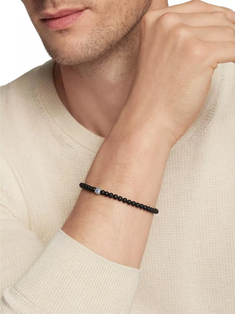 Spiritual Beads Evil Eye Bracelet in Sterling Silver 商品
