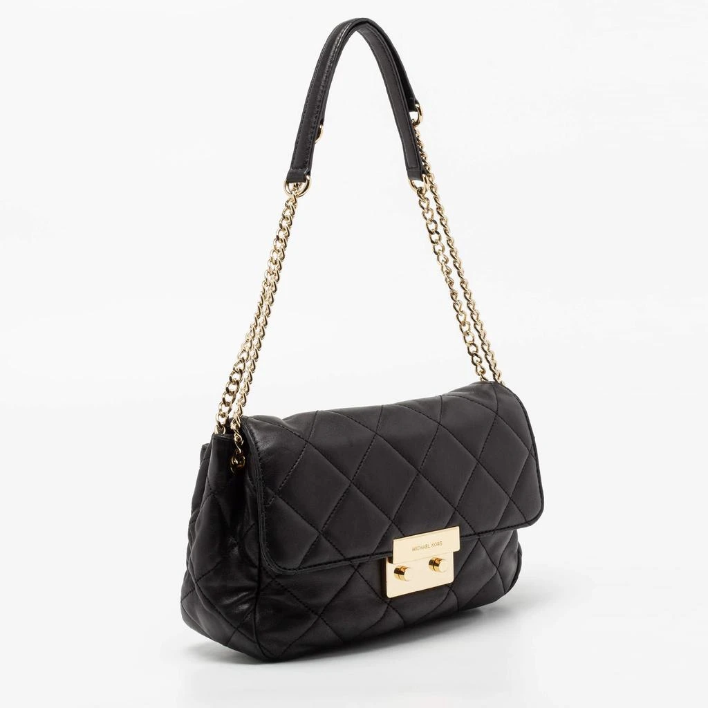 商品[二手商品] Michael Kors|Michael Kors Black Leather Large Sloan Shoulder Bag,价格¥1200,第3张图片详细描述