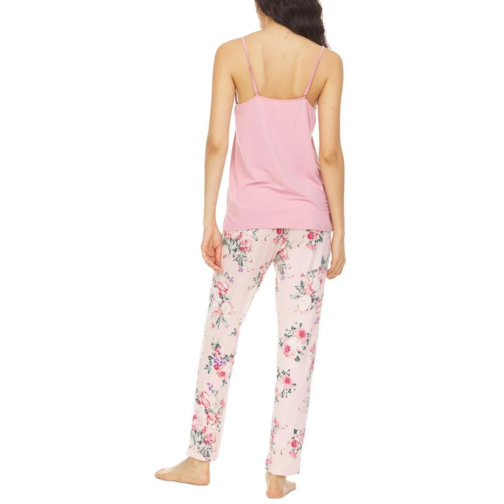 商品Flora Nikrooz|Caroline Lace-Trim Cami Pajama Set,价格¥215,第2张图片详细描述