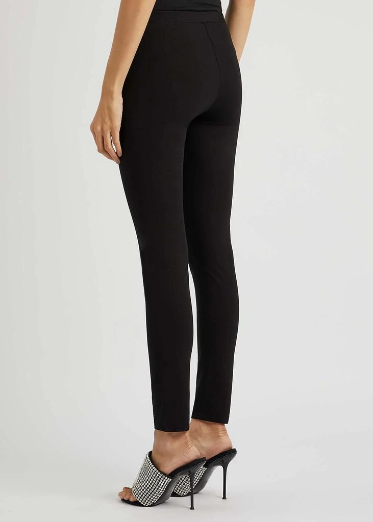 商品Helmut Lang|Reflex black stretch-jersey leggings,价格¥2490,第3张图片详细描述