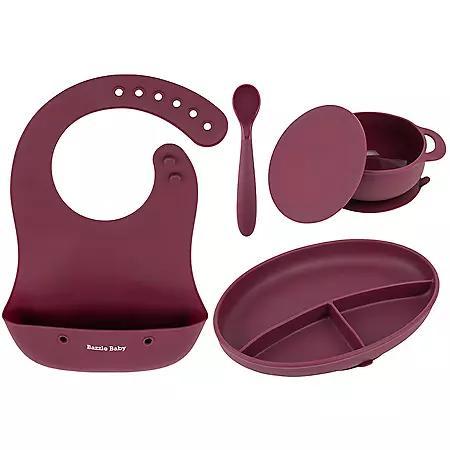 商品Bazzle Baby|Anchor Silicone Feeding Set by Bazzle Baby (Choose Your Color).,价格¥148,第1张图片