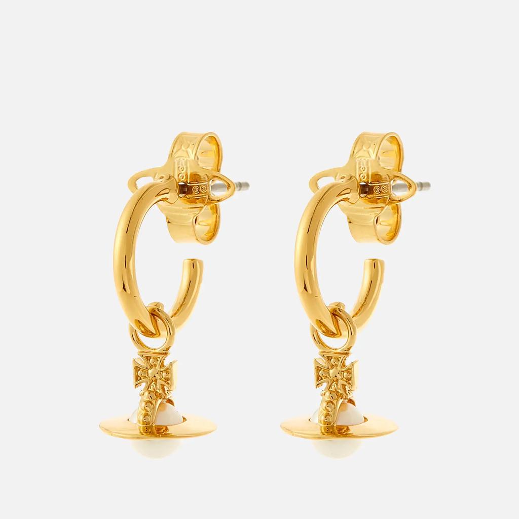 Vivienne Westwood Layla Gold-Tone Swarovski Pearl Earrings商品第2张图片规格展示