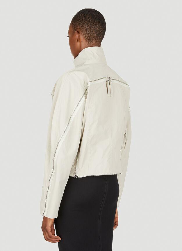 商品Helmut Lang|Zip Jacket in Beige,价格¥2847,第6张图片详细描述