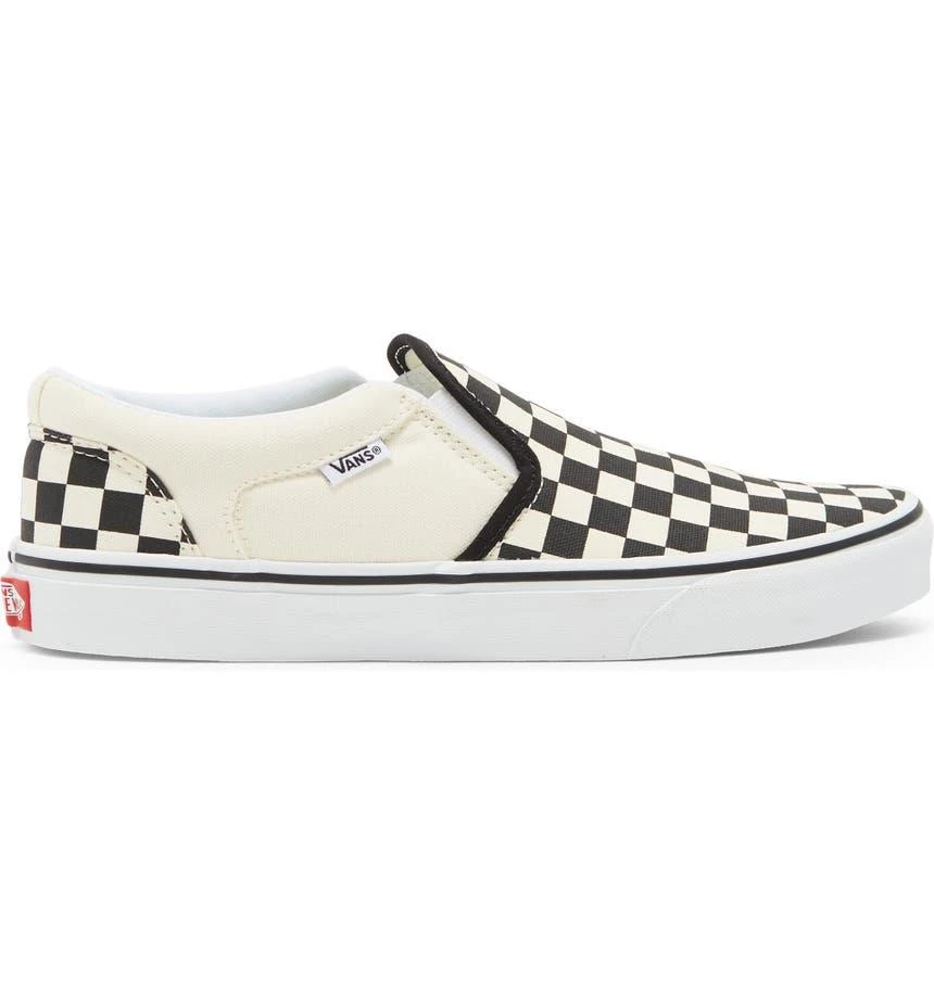 商品Vans|Asher V Slip-On Checkerboard Sneaker,价格¥326,第3张图片详细描述