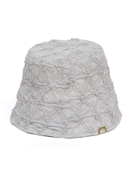 商品UNDERCONTROL STUDIO|Stand Bucket Hat - Flower Embo (Fog Gray),价格¥501,第2张图片详细描述