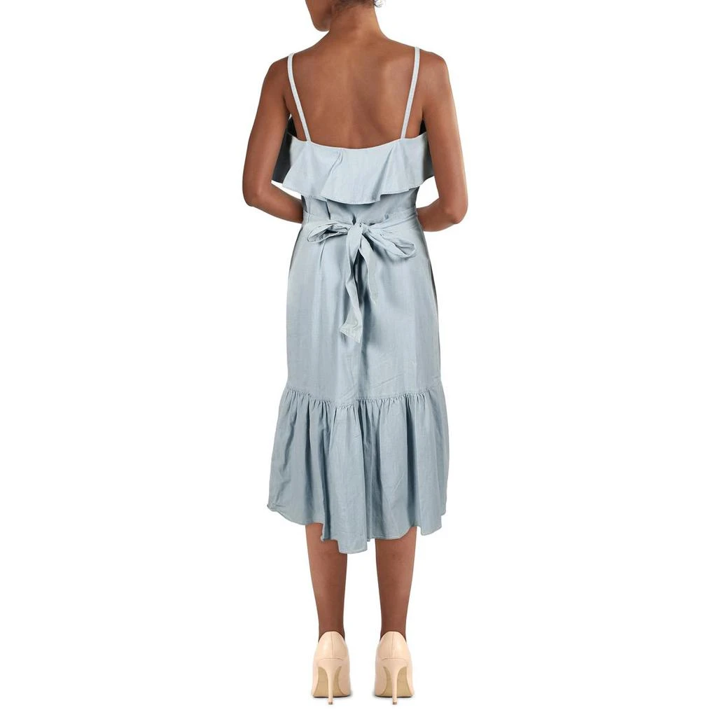 商品Ralph Lauren|Lauren Ralph Lauren Womens Chambray Calf Midi Dress,价格¥183,第2张图片详细描述
