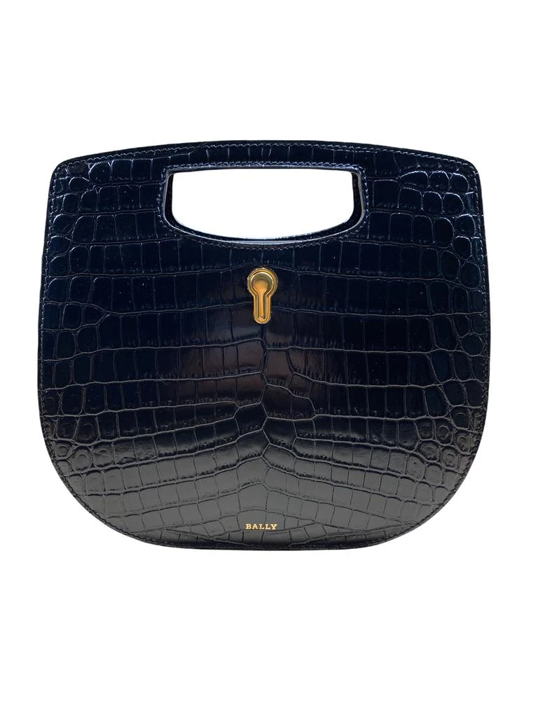商品Bally|NEW Bally Caya Ladies 6232624 Black Leather Top Handle Bag MSRP,价格¥4079,第1张图片