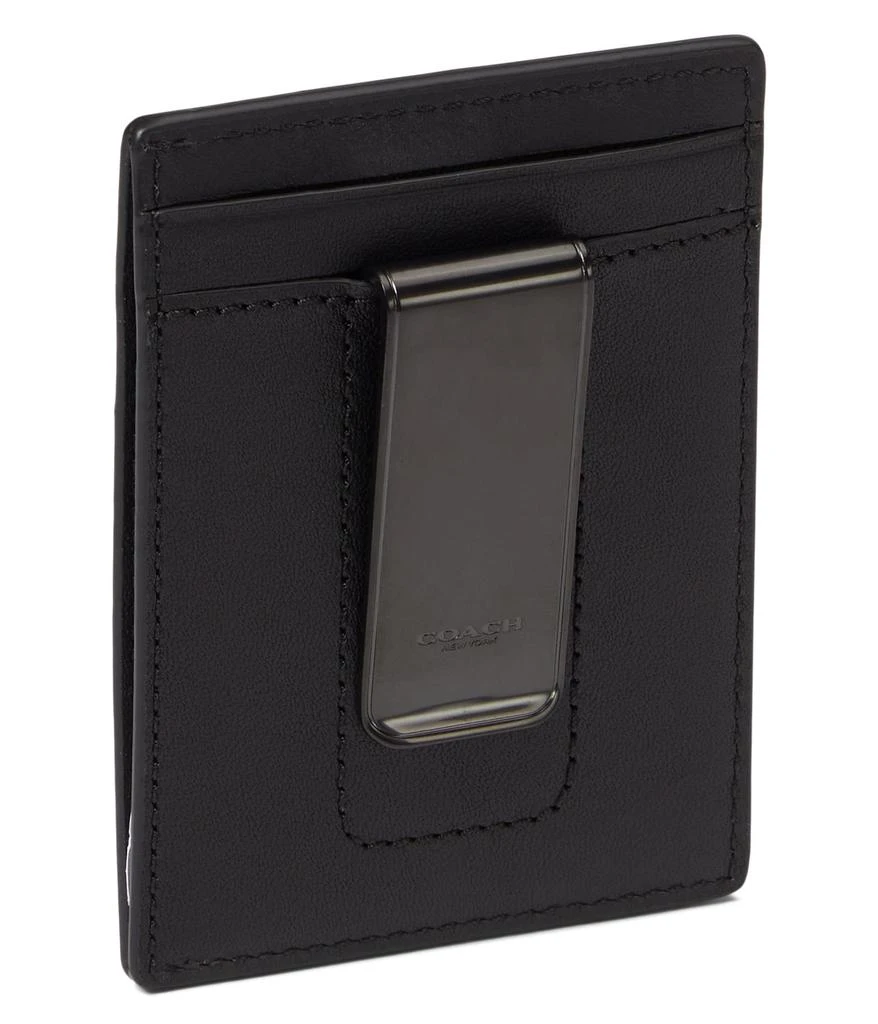 商品Coach|Money Clip Card Case in Sport Calf,价格¥714,第2张图片详细描述