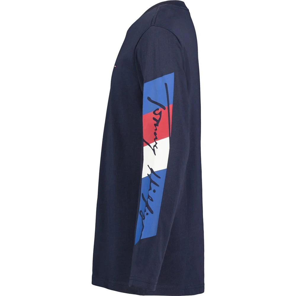 商品Tommy Hilfiger|Big Boys Knockout Script Sleeve Long Sleeve T-shirt,价格¥111,第2张图片详细描述