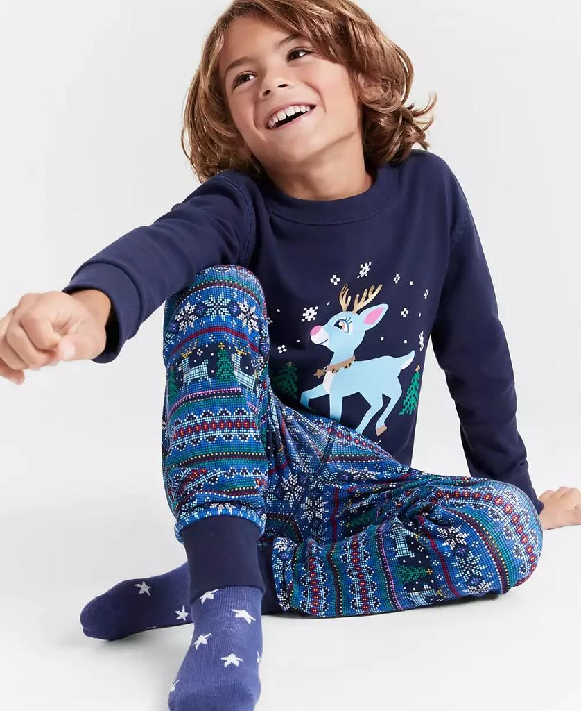 商品Macy's|Thanksgiving Day Parade Little & Big Kids Knit Pajama Set, Created for Macy's,价格¥184,第4张图片详细描述