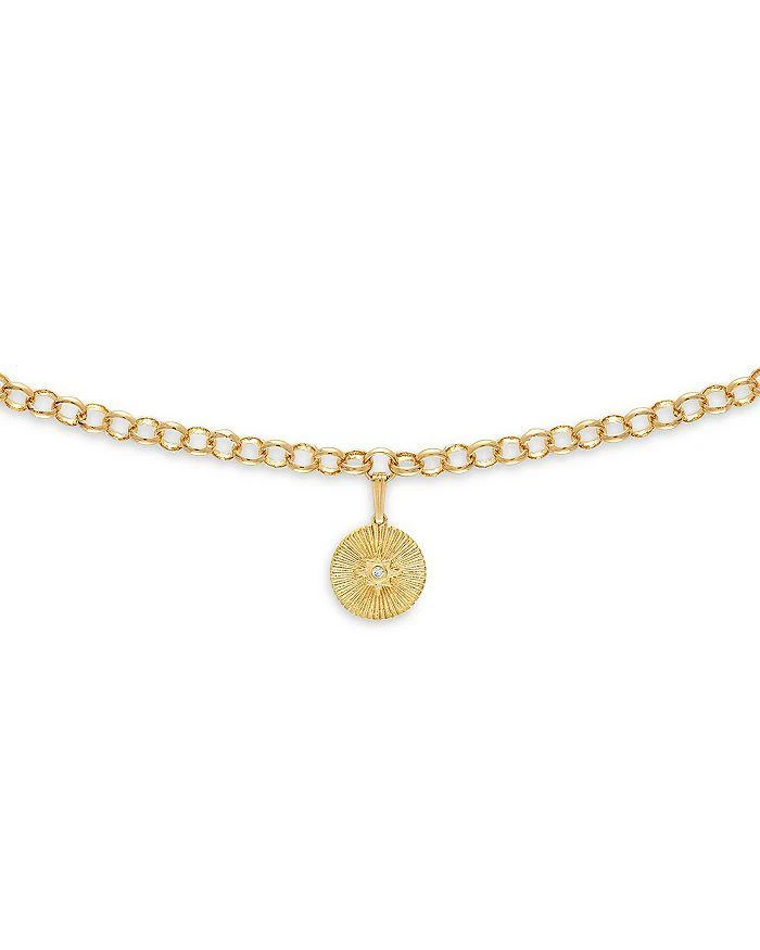 商品Alexa Leigh|Guidance Disc Pendant Necklace in 18K Gold Filled, 16",价格¥882,第2张图片详细描述
