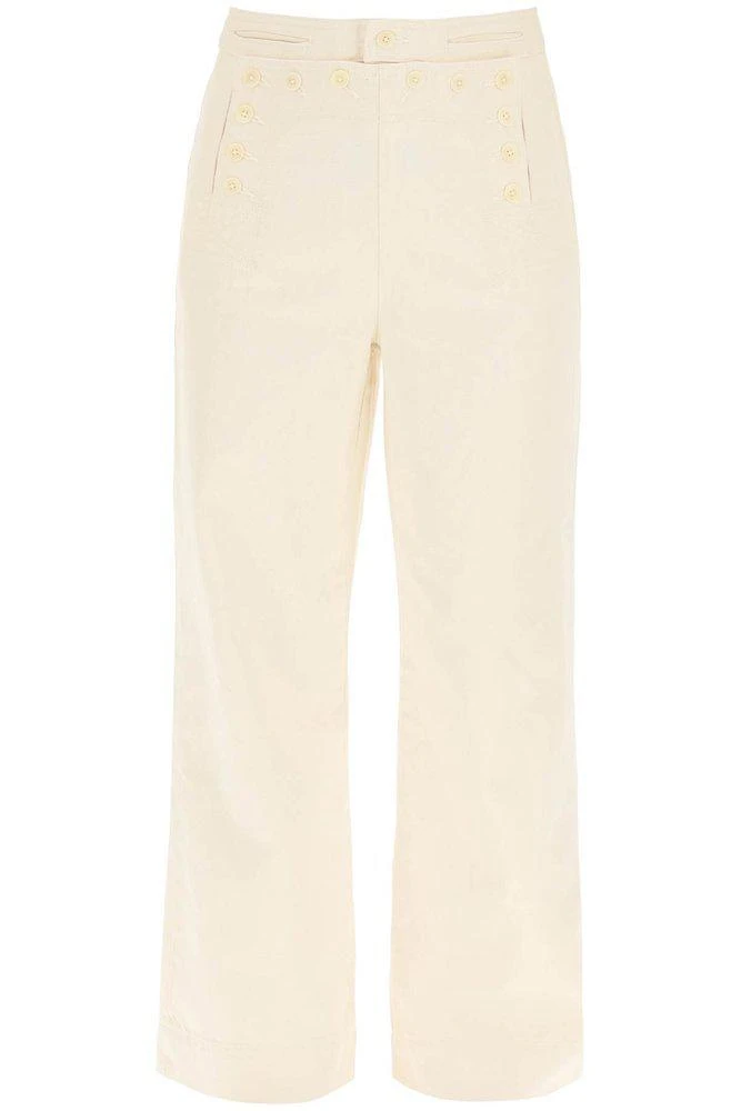 商品Tory Burch|Tory Burch Denim Sailor Pants,价格¥1775,第1张图片