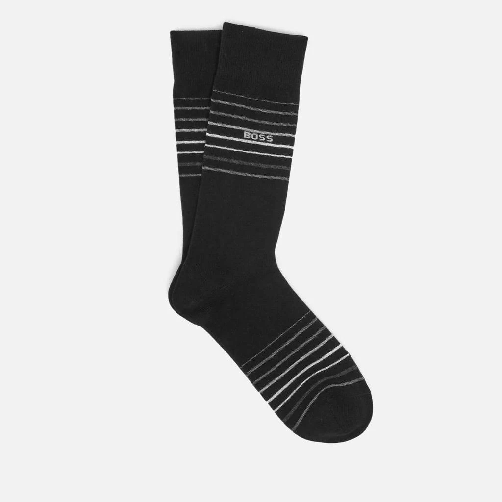 商品Hugo Boss|BOSS Bodywear Two-Pack Cotton-Blend Socks,价格¥110,第3张图片详细描述