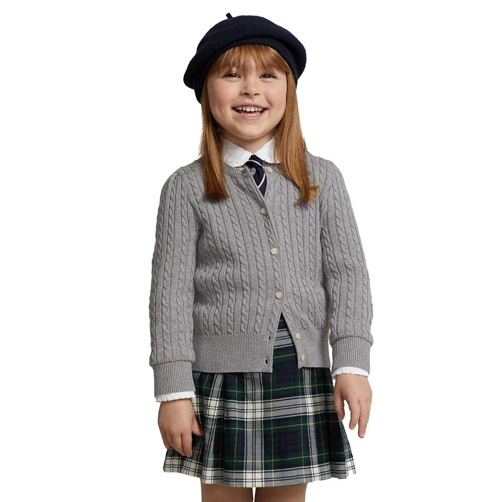 商品Ralph Lauren|女小童款棉质开衫 多款配色,价格¥336,第1张图片