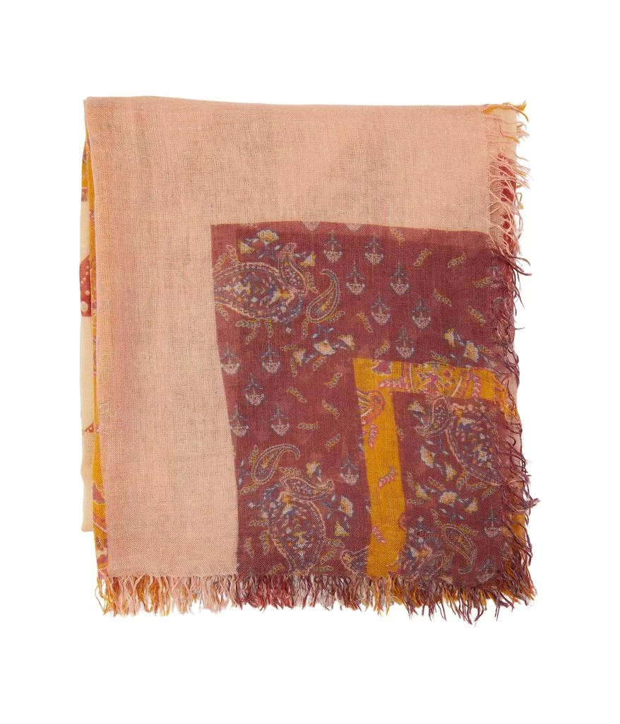 商品Chan Luu|Cashmere and Silk Patch Work Print Scarf,价格¥873,第2张图片详细描述
