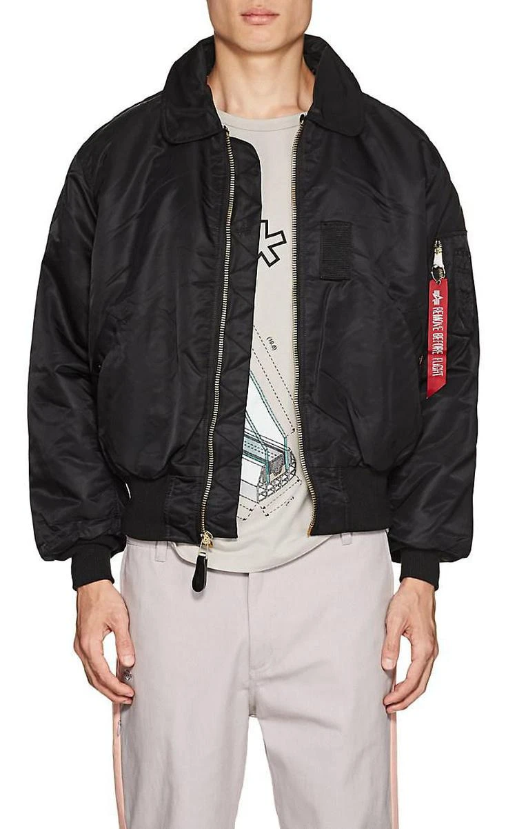 商品Alpha Industries|Faux-Fur-Trimmed B-15 Flight Jacket,价格¥335,第5张图片详细描述