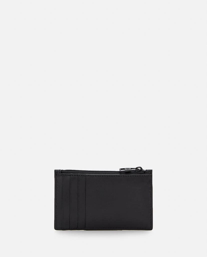 商品Alexander McQueen|"GRAFFITI" ZIP COIN LEATHER CARD HOLDER,价格¥2946,第2张图片详细描述