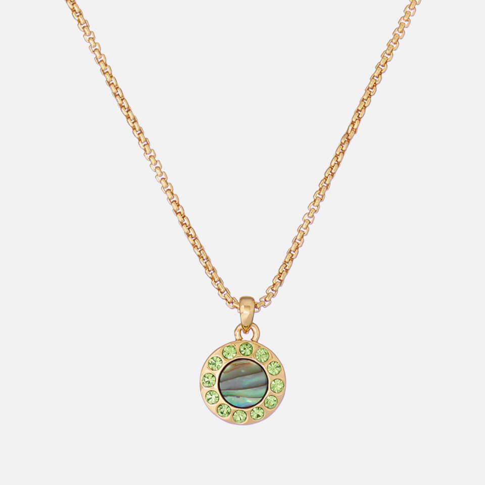 Ted Baker Women's Gemmarh: Gem Button Pendant - Gold, Green商品第3张图片规格展示