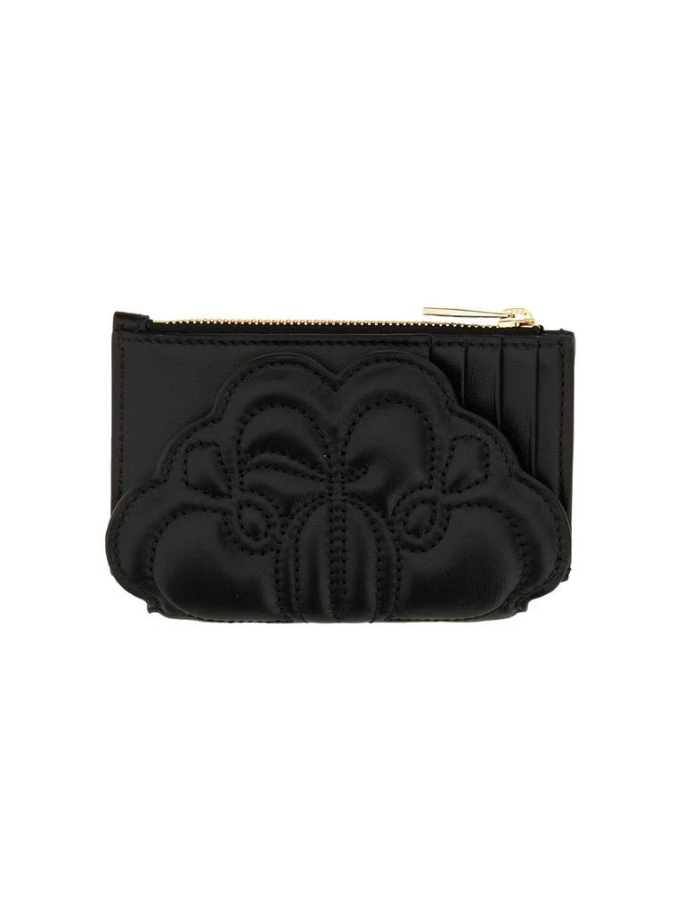 商品Alexander McQueen|Alexander McQueen Seal Logo Card Holder,价格¥2639,第3张图片详细描述