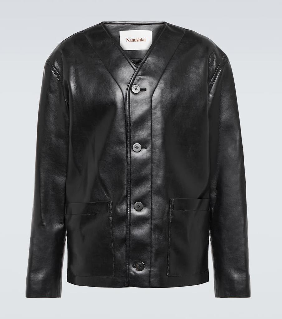 Marius regenerated leather jacket商品第1张图片规格展示