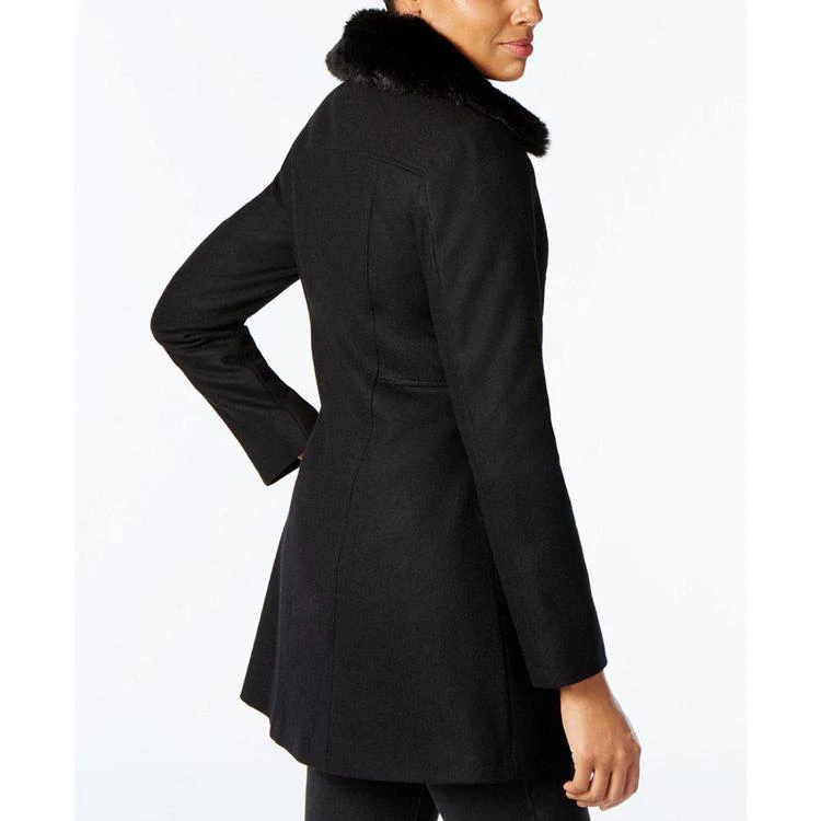 商品INC International|I.N.C. Faux-Fur-Collar Wool-Blend Peacoat, Created for Macy's,价格¥749,第2张图片详细描述